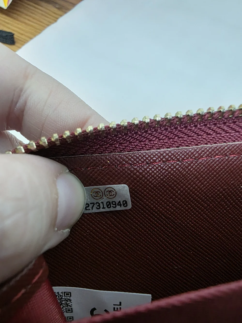 Chanel Quilted Leather Zip Wallet - Black with Gold Hardware